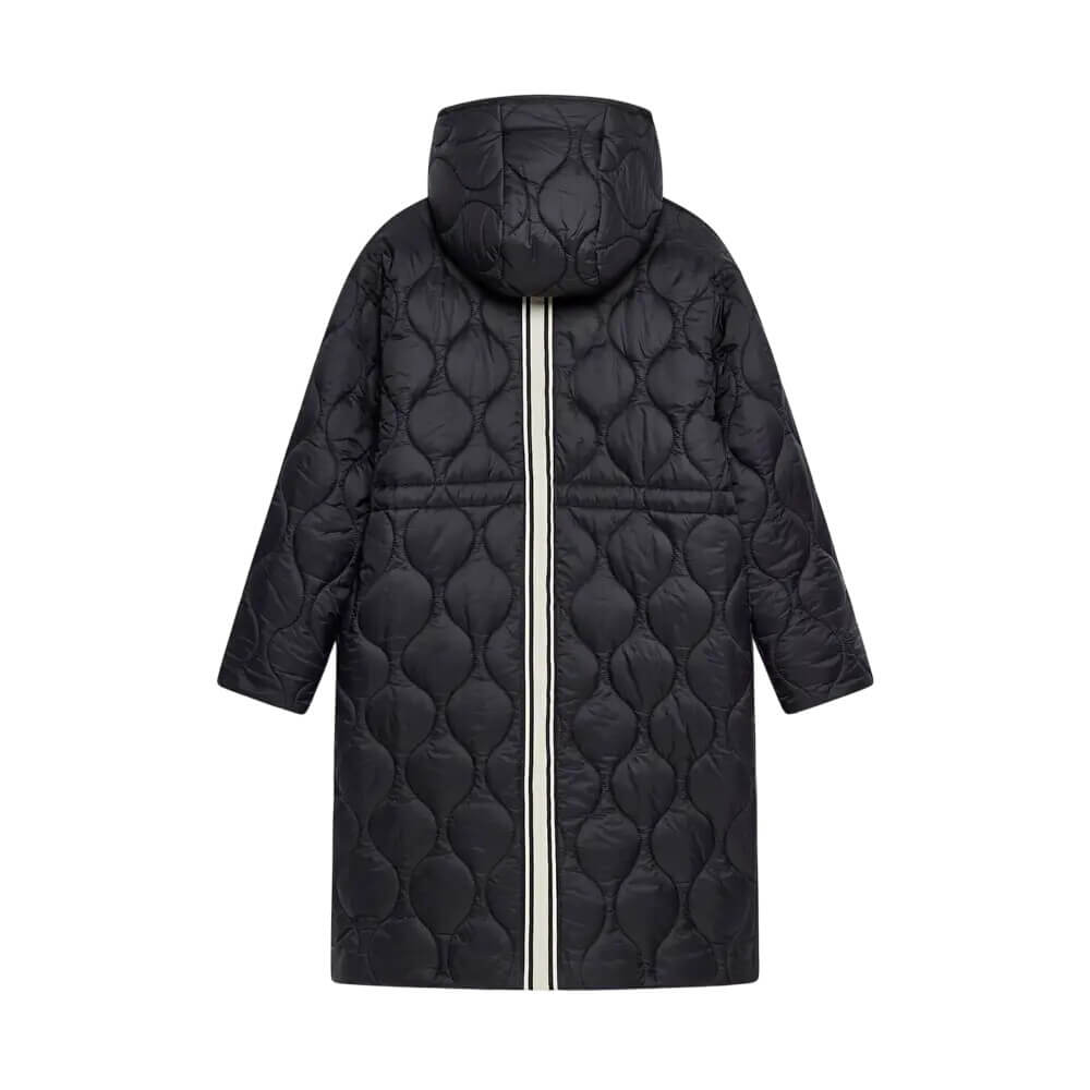 Mint Velvet Black Double Layer Quilted Coat | Jarrolds, Norwich